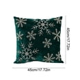 thumbnail image 2 of WWG Velvet Christmas Pillow Cover 18x18, Decorative Throw Pillow Case with Rhinestone Beaded Pattern, Hidden Zipper, Washable, for Sofa Couch Bed Living Room Couch, 2 of 6