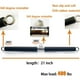 thumbnail image 3 of Fitness LAT Pulldown Bar Gym Cable LAT Bar Barra desplegable para trasero 21 pulgadas, 3 of 8