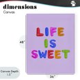 thumbnail image 4 of Stupell Industries Contemporary Life Is Sweet Gummies Canvas Art, 36 x 48, by LISH Creative, 4 of 8
