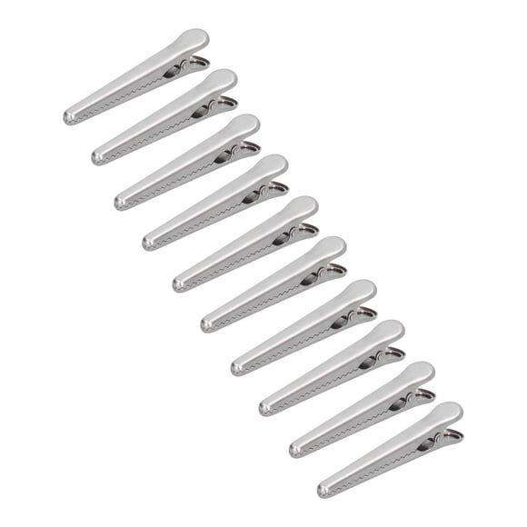 Accesorios de cocina, 10PCS Clips para bolsas de chips de sellado de acero inoxidable Clips para bolsas de alimentos Diseño revolucionario Jadeshay A