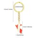 thumbnail image 3 of Peru Flag Pendant Keychain for Women Men Titanium Steel Country Map Key Rings for Bag Car Jewelry Christmas Souvenir Silver, 3 of 4