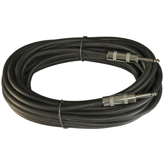 12 Gauge Speaker Cable 25ft long: 1/4" - 1/4"