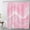 Pink, variant on HVEST Abstract Marble Rainbow Wave Shower Curtain with Colorful Swirl Texture Design - Modern Geometric Bathroom Decor, Waterproof Polyester Fabric, Includes 10 Hooks, 60x72 Inches