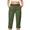 Army Green, variant on Aboser Womens Cargo Capris Lightweight Quick Dry Hiking Pants Summer Travel Capri Pants Casual High Waist Joggers Athletic Running Cropped Pants with Pockets