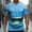 Blue, variant on Men's Funny Elderly T-shirt Short Sleeved T-shirt Round Neck Shirt Casual Daily Street Top Men's Top