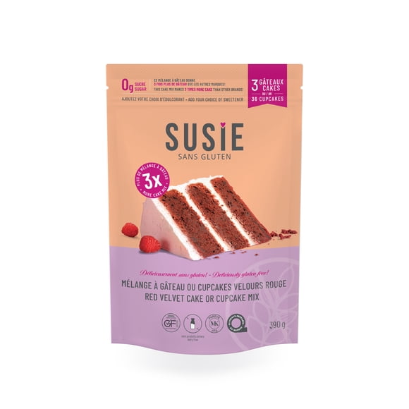 Susie Gluten Free - Red Velvet Cake Mix, 390g