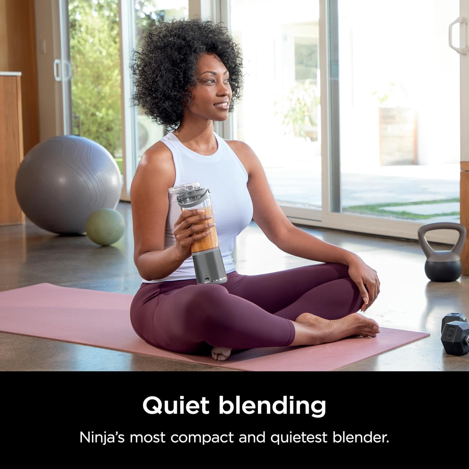 Blast 18Oz Portable Blender, Cordless Personal Blender for Shakes & Smoothies, Leakproof Lid & Sip Spout, USB-C Rechargeable, Dishwasher Safe, BPA-Free, Grey