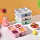 thumbnail image 1 of Caja Bento de 4 compartimentos | Recipientes reutilizables para el almuerzo de preparación de comidas para niños y adultos | Plástico sin BPA | Tapas de fácil apertura | Apto para microondas y, 1 of 7