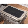 thumbnail image 2 of ACME Table de Chevet Supérieure en Granite à 2 Tiroirs en Platine Antique, 2 of 2