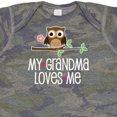 thumbnail image 4 of Inktastic My Grandma Loves Me Girls Girls Baby Bodysuit, 4 of 5