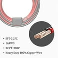 thumbnail image 2 of LST 4FT 12V Ring Terminal SAE to O Ring Connecters Extension Cord Cable Connector for Battery Charger/Maintainer, 2 of 2
