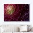 thumbnail image 2 of wall26 Canvas Print Wall Art High Contrast Vibrant Red Lilypad Cactus Nature Floral Photography Realism Botanical Wilderness Zen Rustic Colorful Decorative for Living Room, Bedroom, Office - 24", 2 of 5