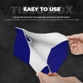 thumbnail image 5 of Lsque Navy Printed Long Tissue Box Cover Holder, Facial Paper Organizer Dispenser,Triangle with Bottom Belt, PVC Leather Decorative Organizer, 5 of 9