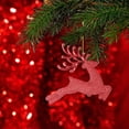 thumbnail image 4 of HCTSHG 6 PCS Jumping Deer Pendant, 2.36 Inch Cute Plastic Christmas Elk Ornaments for Xmas Tree Decor, Festive Home and Party Christmas Decoration, 4 of 9