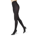 thumbnail image 2 of MeMoi Diamond Fill Control Top Tights - Womens - Female (Medium/Large, Black), 2 of 2