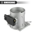 thumbnail image 5 of Air Flow Sensor Meter MAF Sensor Airflow for Ford E-150 E-350 1997-2000 No.F50Y12B579A Silver Tone, 5 of 6