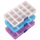 thumbnail image 1 of Caja de plástico para joyas, paquete de 3, organizador de almacenamiento con divisores ajustables, contenedor de compartimentos de plástico para abalorios, bisutería y artículos de artesanía, 1 of 5