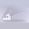 thumbnail image 4 of Freer Réglable Dessin Triangle Règle Graphique Échelle Architecte Plaine Bord Règles, 4 of 7