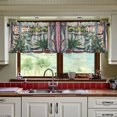 thumbnail image 3 of Yayeee Kitchen Curtains Set of 2 Light Filtering 57"x36" Over Sink Window Panels, Window Plants, 3 of 7