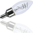 thumbnail image 4 of Satco S11525 B11 LED Light Bulbs 4W 120V 2700K E12 Candelabra Base Dimmable (6 Pack), 4 of 12