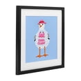 thumbnail image 3 of Stupell Industries Sassy Seagull Kinda Crabby Black Framed Print Under Glass design by Bex Morley Design, 16 x 16, 3 of 10