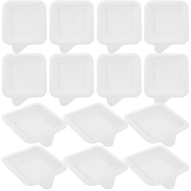 KAKOWELY 100 platos cuadrados de papel desechables para cena, pasteles y fiestas de cumpleaños.
