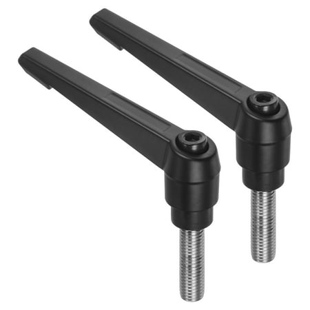 

Uxcell 2 Packs M12 x 35mm 304 Stainless Steel Male Thread Adjustable Clamping Lever Handles Knobs