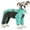 Green, variant on HQREA Fullbody Dog Winter Coat Warm Polar Fleece Medium Small Dog Jacket Jumpsuit with Zipper