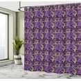 thumbnail image 4 of Ambesonne Paisley Shower Curtain, Colorful Abstract Geometry, 69"Wx70"L, Multicolor, 4 of 4