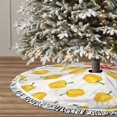 Christmas Tree Skirt, Bell Pepper Pattern Christmas Tree Decorations