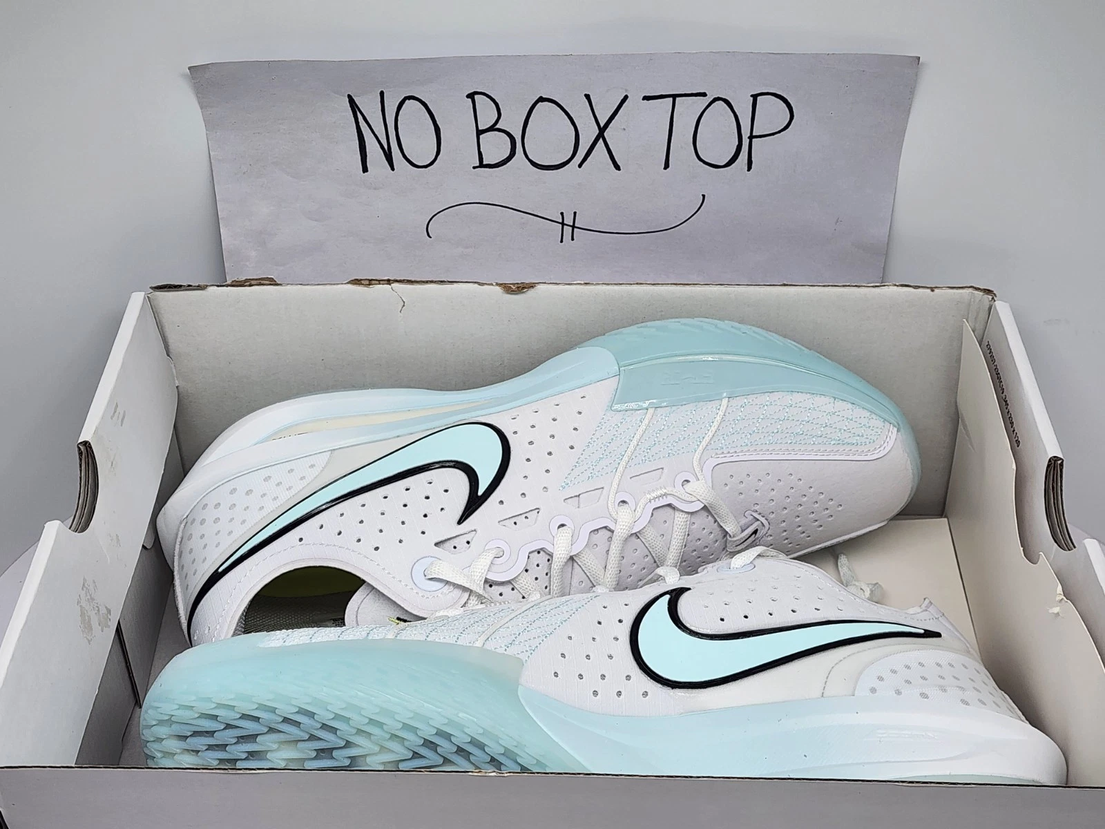 Nike Air Zoom GT Cut 3 Glacier Blue White Basketball DV2913-104
