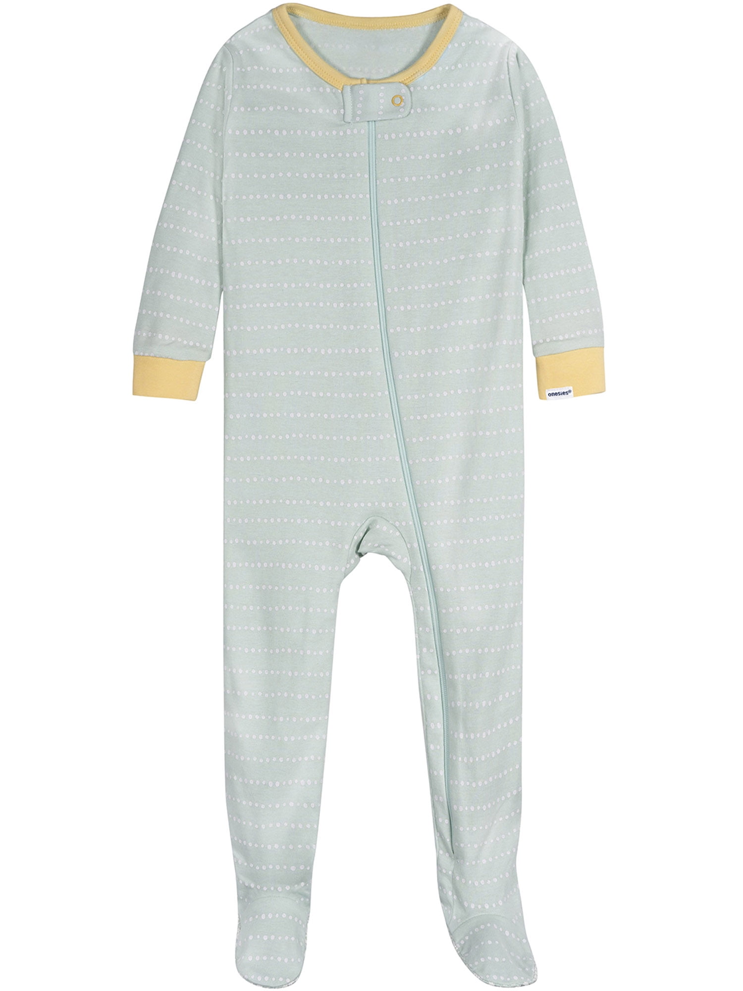 Onesies Brand Baby Girl Footed Pajamas, 4-Pack, Sizes Newborn - 24 Months