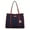 Navy-Wine, variant on MKF Collection Kindred Tote Bag Women’s Oversize Handbag Large Size, Vegan Leather by Mia K- Navy-Wine