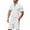 White, variant on Ohufall Mens Shorts Set 2 Piece Summer Outfits 2025 Fashion Solid Color Casual V-Neck T-shirts and Elastic Waist Drawstring Shorts Big and Tall Tracksuit Set