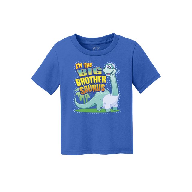 Camiseta de manga corta Gravity Trading para Niños Soy el hermano mayor Royal 2T