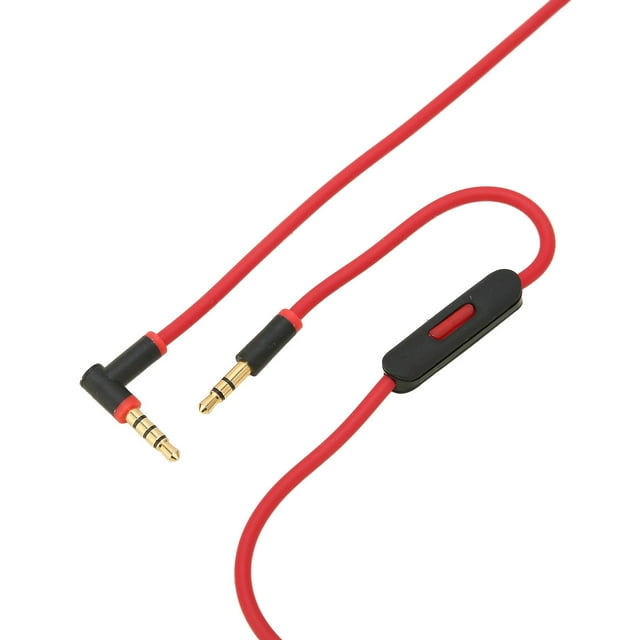 Cable de audio de repuesto para auriculares, cable de audio de repuesto con cable de audio de repuesto Cable de audio de repuesto con micrófono en línea y control de pista Valor excepcional