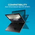 thumbnail image 2 of Funda Gumdrop SlimTech para Acer Chromebook Spin 511/R753T, 2 of 9