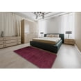 thumbnail image 4 of Ahgly Company Indoor Round Abstract Burgundy Red Abstract Area Rugs, 4' Round, 4 of 6