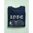thumbnail image 3 of Love Techno Style Heart Sweatshirt Women -Image by Shutterstock, Female Medium, 3 of 4
