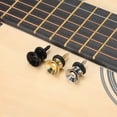 thumbnail image 5 of Guitar Strap Lock Bass Strap Button Buckle with Black Washers for Guitar Ukulele (Dark Nickel Pack of 2), 5 of 7