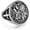 Silver, variant on Retro Stainless Steel Ring for Men Inspirational Bible Verse Cross Ring Christian Faith Jewelry Gift
