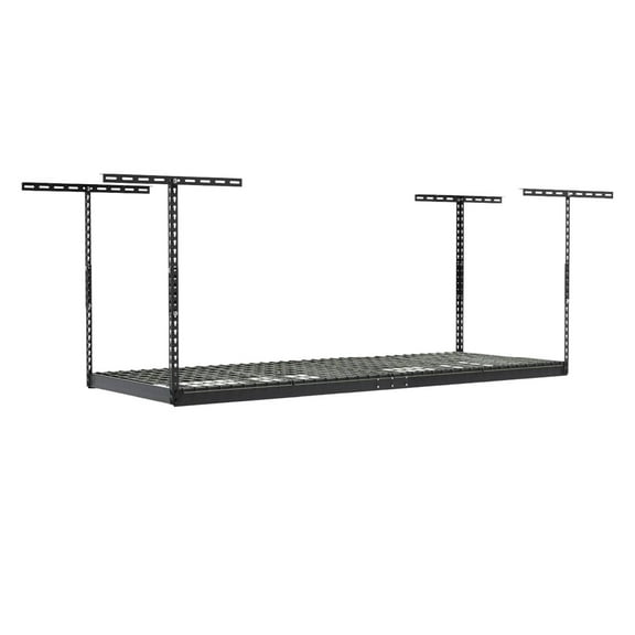 Open Box MonsterRax 3'x8' Overhead Garage Storage Rack Holds 450 lbs Hammertone