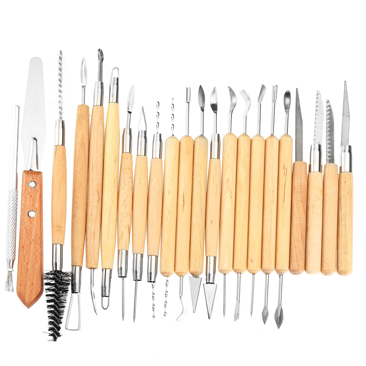 42pcs/set Home DIY Handle Clay Sculpting Tools Pottery Sculpture