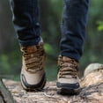 thumbnail image 4 of YOURDIARY Mens Hiking Boots Water Resistant Anti-Slip Outdoor Trekking Camping Shoes with Ankle Support, 4 of 7