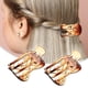 thumbnail image 2 of 2 pinzas de plástico para el cabello, pinzas para el cabello, pasadores para el cabello para mujeres, ámbar, 3.39''x1.89''x0.91'', 2 of 7