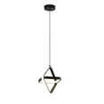 thumbnail image 1 of Modern Dimmable LED Pendant Light Fixture, Adjustable Height Simple Decorative Pendant Lighting, Geometric Shape Hanging Lamp, Minimalist Nordic Ceiling Chandelier for Kitchen Bar Bedside, 1 of 7