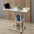 thumbnail image 4 of DENEST Adjustable C-Shaped Side Table with Wheels and Ample Storage Space, 4 of 20