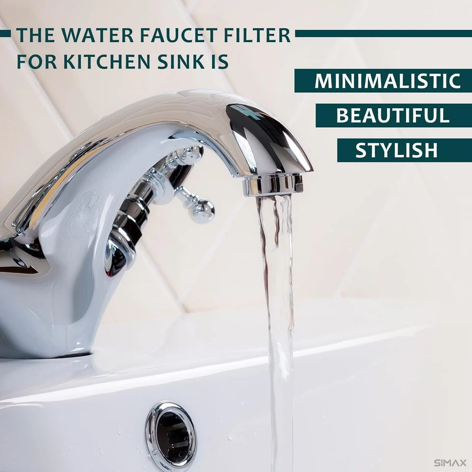 Brass Kitchen Faucet Water Aerator 4 Pack Easy Install Stylish Water Saver