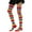 Red, variant on Women's Colorful Striped Socks over the Knee Clown Striped Accessories Thigh High Stockings Red