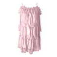 thumbnail image 2 of Sakmal Cute Summer Dresses for Women Petite Mini Pink Sundress Dress Sleeveless Lace Dresses, 2 of 5